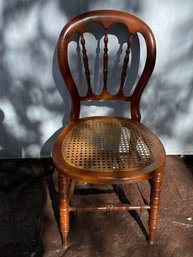 Wooden Wicker Cushion Chair