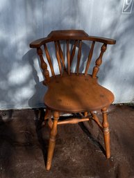 Wooden Low-back Dining Chair