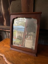 Vintage Wooden Framed Tilt Mirror