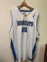 Denver Nuggets Anthony Jersey Reekok Size 60