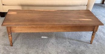 Solid Maple/birch Ethan Allen 2 Drawer Coffee Table