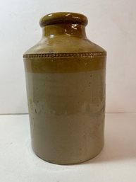 Antique Stoneware Jar With Salt Glaze