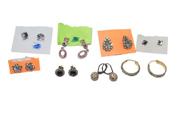 Collection Of Beautiful Rhinestone Earrings