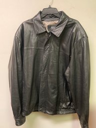 Black Wilsons Leather Jacket Size Xl