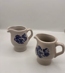 Pair Of Pfaltzgraff Yorktowne Creamers