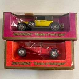 Unopened Matchbox Model 1930 Packard Victoria & 1934 Riley MPH