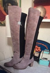 Free People Sixty Seven Landry Tall Suede Boots Size 37 7