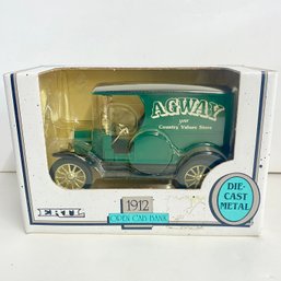 Still In Box! 1912 Agway Open Cab Bank By ERTL