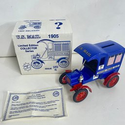 Limited Edition 1905 US Mail Truck Coin Bank