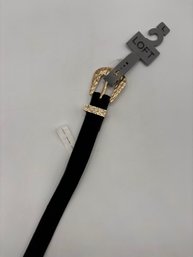 NWT Loft Gold And Black Belt- Size LARGE