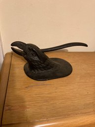 Vintage Cast Iron Nut Cracker In The Shape Of An Eagles Head