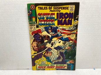 Captain America And Iron Man. Marvel Comics  Aug 1967. No. 92. 12 Cent Silver Age. Yes Shipping. (4)