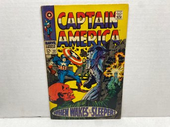 Captain America. When Wakes The Sleeper! Marvel Comics  May 1967. No. 101. 12 Cent Silver Age. (8)