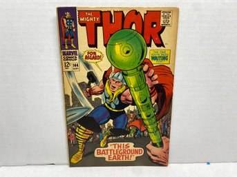 The Mighty THOR.' This Battleground Earth' Marvel Comics  Sept 1967. No. 144. 12 Cent Silver Age. (10)