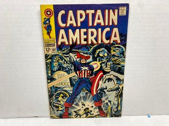 Captain America. If The Past Be Not Dead. Marvel Comics  Nov 1968. No. 107. 12 Cent Silver Age. (14)