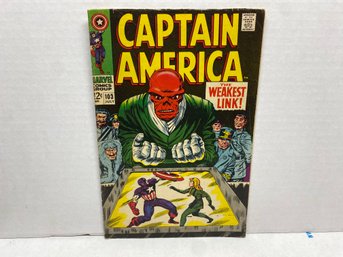 Captain America. The Weakest Link! Marvel Comics  July 1968. No. 103. 12 Cent Silver Age. Yes Shipping. (15)