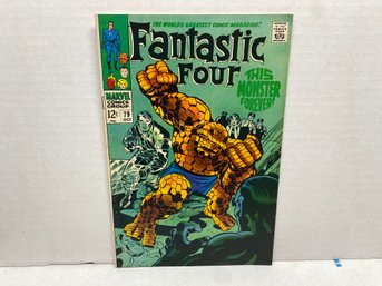 Fantastic Four. This Monster Forever! Marvel Comics  Oct 1968. No. 79. 12 Cent Silver Age. Yes Shipping. (18)