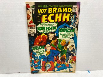 Not Brand Echh. The Fantistical Four!! Marvel Comics. Apr 1967. No. 7. 12 Cent Silver Age. Frank Zappa! (24)