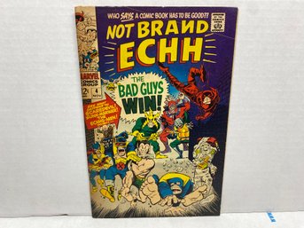 Not Brand Echh. The Bad Guys Win! Marvel Comics. Nov 1967. No. 4. 12 Cent Silver Age. Yes Shipping. (27)