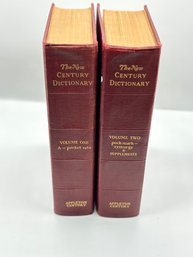 The New Century Dictionary Volumes 1 & 2 Appleton Century Crofts 1946.