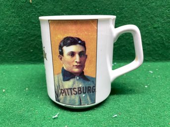 West German Baseball Coffee Mug. Honus Wagner (HOF 1936) And Wee Willie Keeler. (HOF 1939). Yes Shipping.