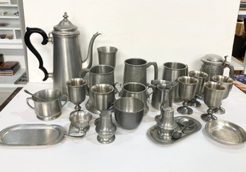 Massive Lot Of Pewter