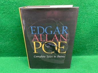 Edgar Allan Poe. Complete Tales & Poems. 842 Page Hard Cover Book In Dust Jacket. Yes Shipping.