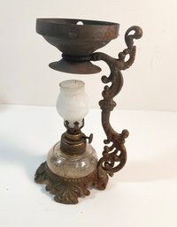 Antique Brass Vapo Cresoline Lamp