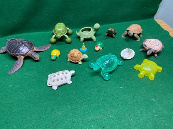 Lot Of Newer And Older Turtle Figurines. Yes Shipping.