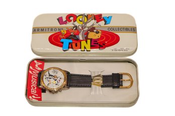 Vintage Musical Tweety Bird Silvester  Melodies Warner Bros. Armitron Watch