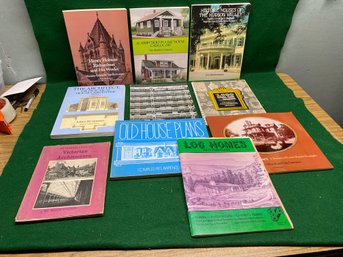 Architecture Books.  Victorian Architecture,  Log Homes,  The Japan Architect, Historic Houses Of The Hudson.