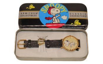 Vintage 1978 Snoopy Armitron Watch In Original Box