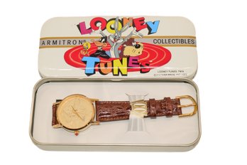 1989 Warner Bros Armitron Bugs Bunny Watch In Original Box