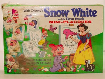 1966 Walt Disney Snow White& 7 Dwarfs Ceramic Figurine Kit Yankee In Original Box Sealed