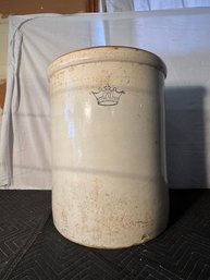 Large 20 Gallon Stoneware Crock (some Damage)