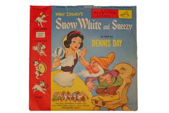 Vintage Snow White And Sneezy Vinyl Record