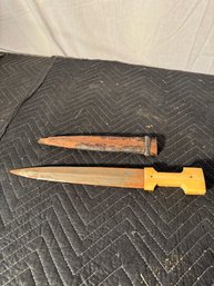 Antique Knife With Bone Handle