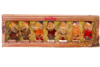 Vintage Bikin Express Disney The Seven Dwarfs In Original Box