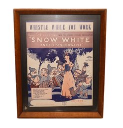 Snow White Shadow Musical Box With Sheet Music