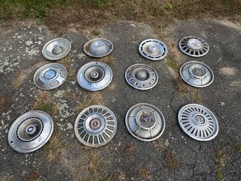 Large Grouping Of Car Hub Caps