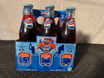 6 Pack Of Unopened Florida Gator Pepsi Glass Bottles