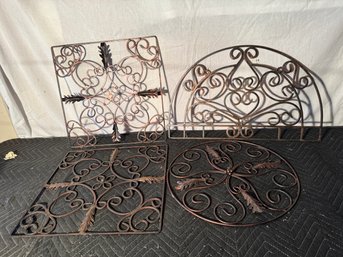 Group Of Metal Wall Decor