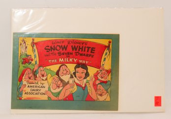 Walt Disney 1955 Snow White And The Seven Dwarfs In The Milk Way