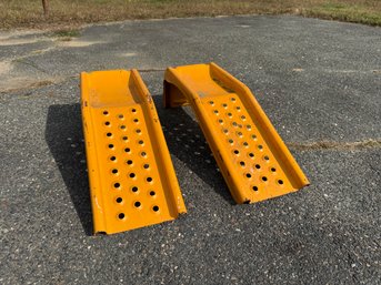 Pair Of Metal Car Ramps