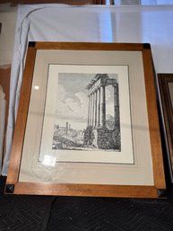 Reproduction Etching Of Roman Columns