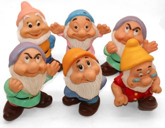 Vintage Disney Dwarfs 5' Rubber Squeaky