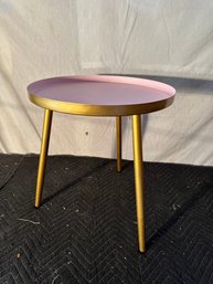 Modern Metal End Table