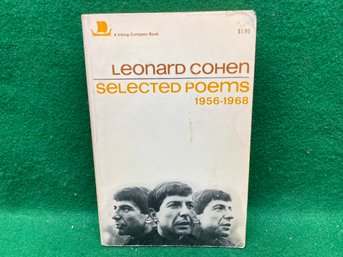 Leonard Cohen. Selected Poems 1956 - 1968. 245 Page Soft Cover Book. (1969). Yes Shipping.