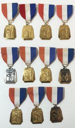 Lot Of 1960s Military High Team Major Unit Rifle, Pistol, & Carbine Match Medals