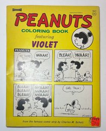 Unused 1967 Peanuts Coloring Book